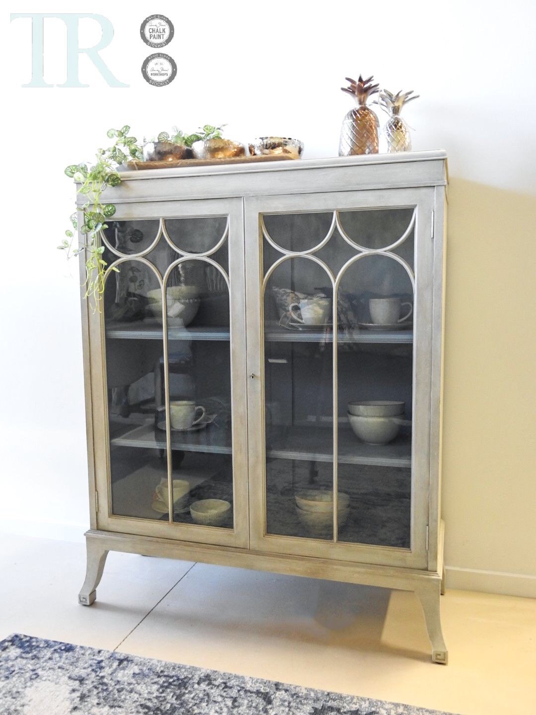 Not For Sale - Lauren: Antique Mahogany display cabinet circa 1920