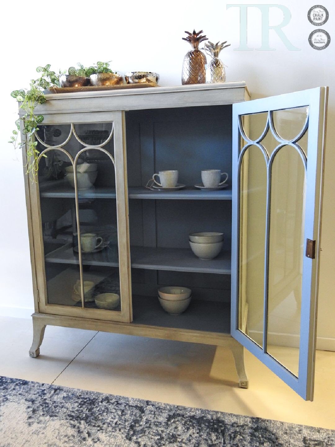 Not For Sale - Lauren: Antique Mahogany display cabinet circa 1920