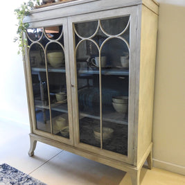 Not For Sale - Lauren: Antique Mahogany display cabinet circa 1920