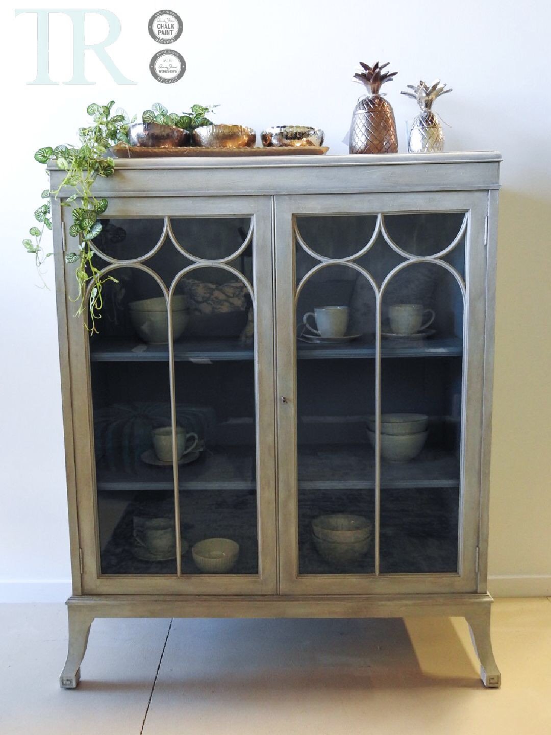Not For Sale - Lauren: Antique Mahogany display cabinet circa 1920