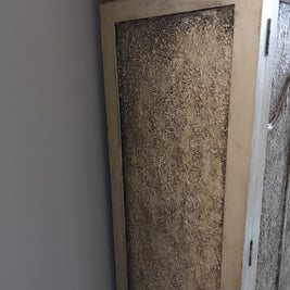 Not For Sale - Rea: Aged Metallic Champagne gold cabinet