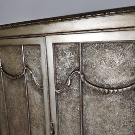 Not For Sale - Rea: Aged Metallic Champagne gold cabinet