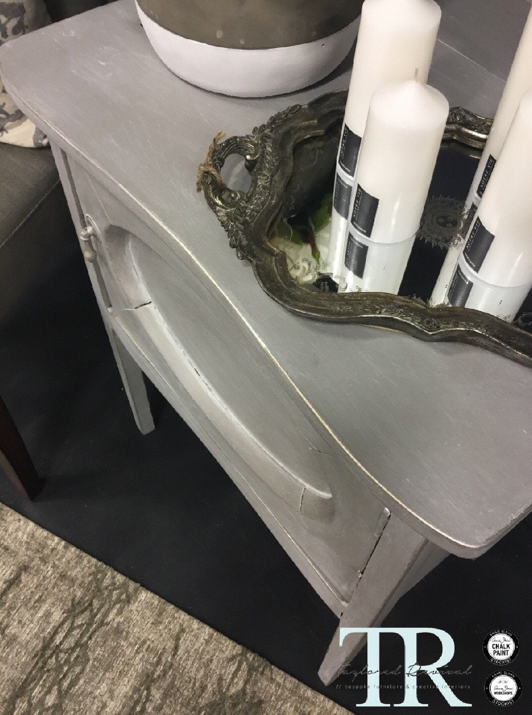 Not For Sale - Commissioned bedside table in French Linen Chalk Paint™