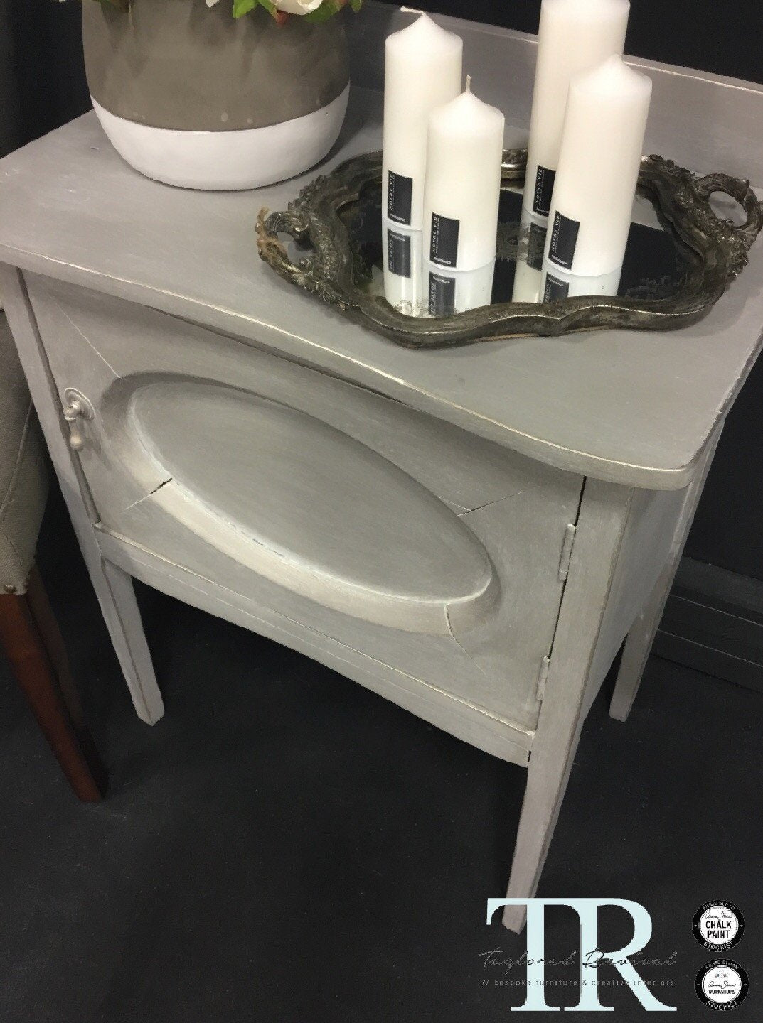 Not For Sale - Commissioned bedside table in French Linen Chalk Paint™