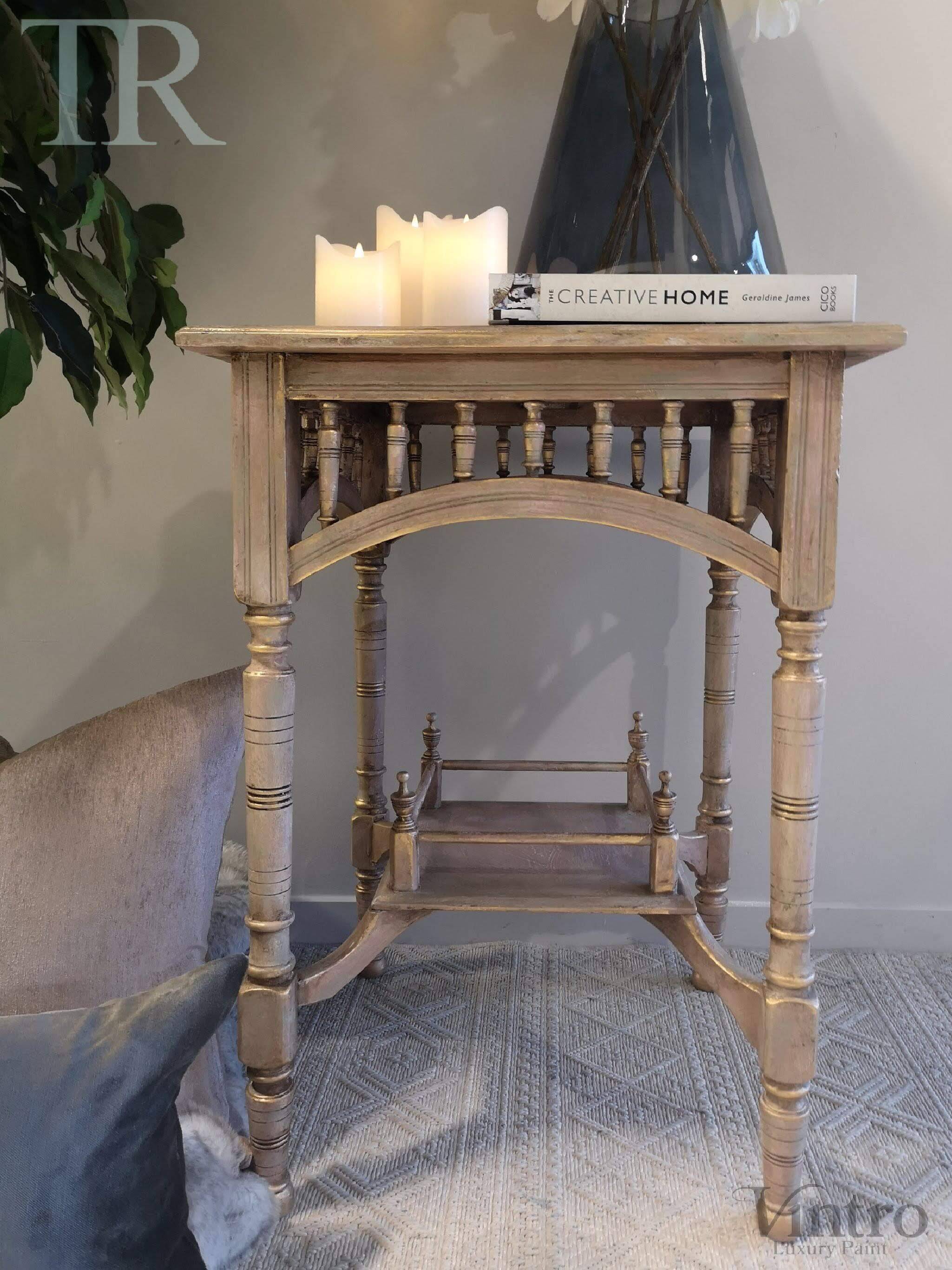 Not For Sale - Tiffany : Edwardian style table in Soft aged Vintro Pink