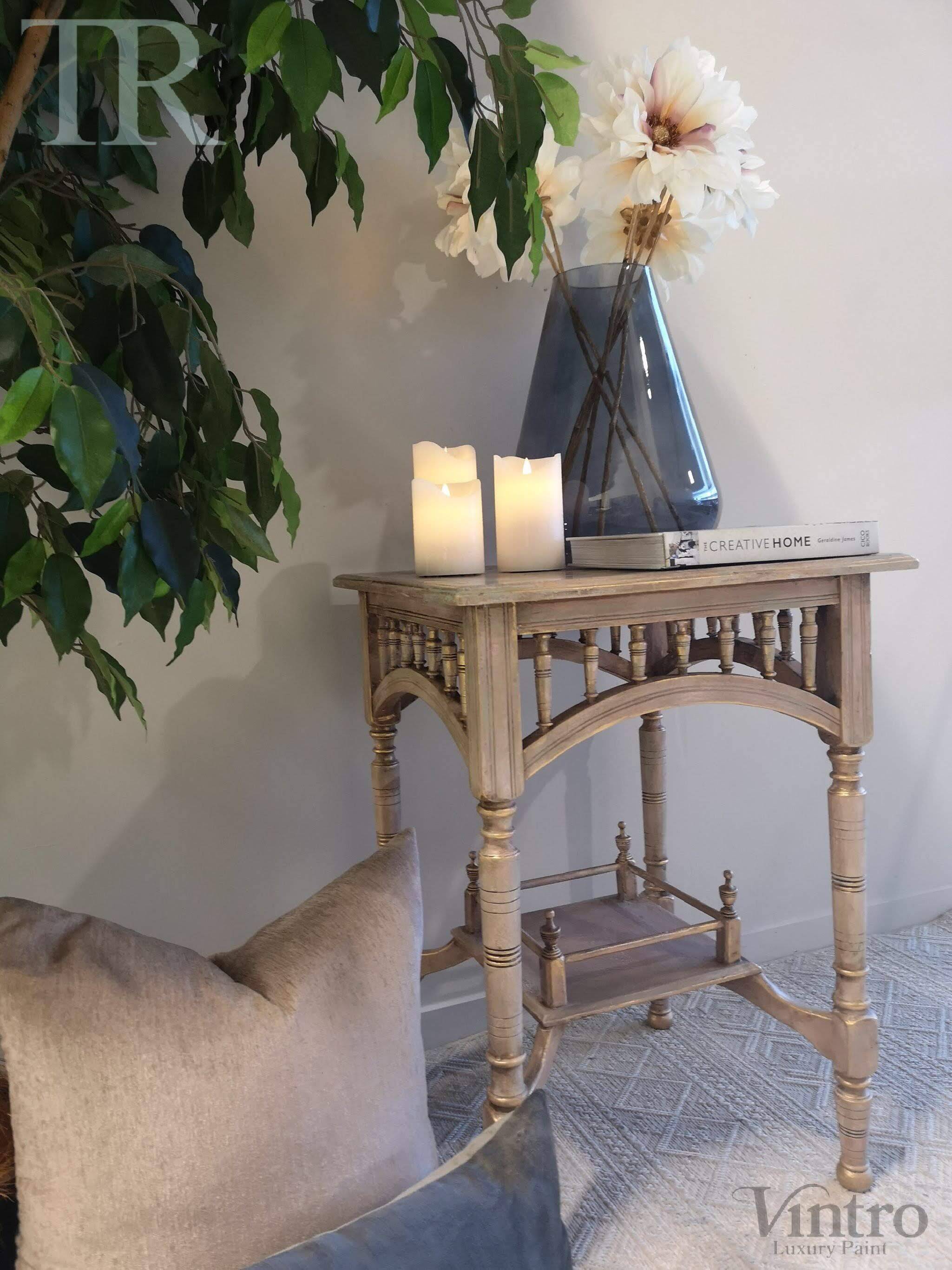 Not For Sale - Tiffany : Edwardian style table in Soft aged Vintro Pink