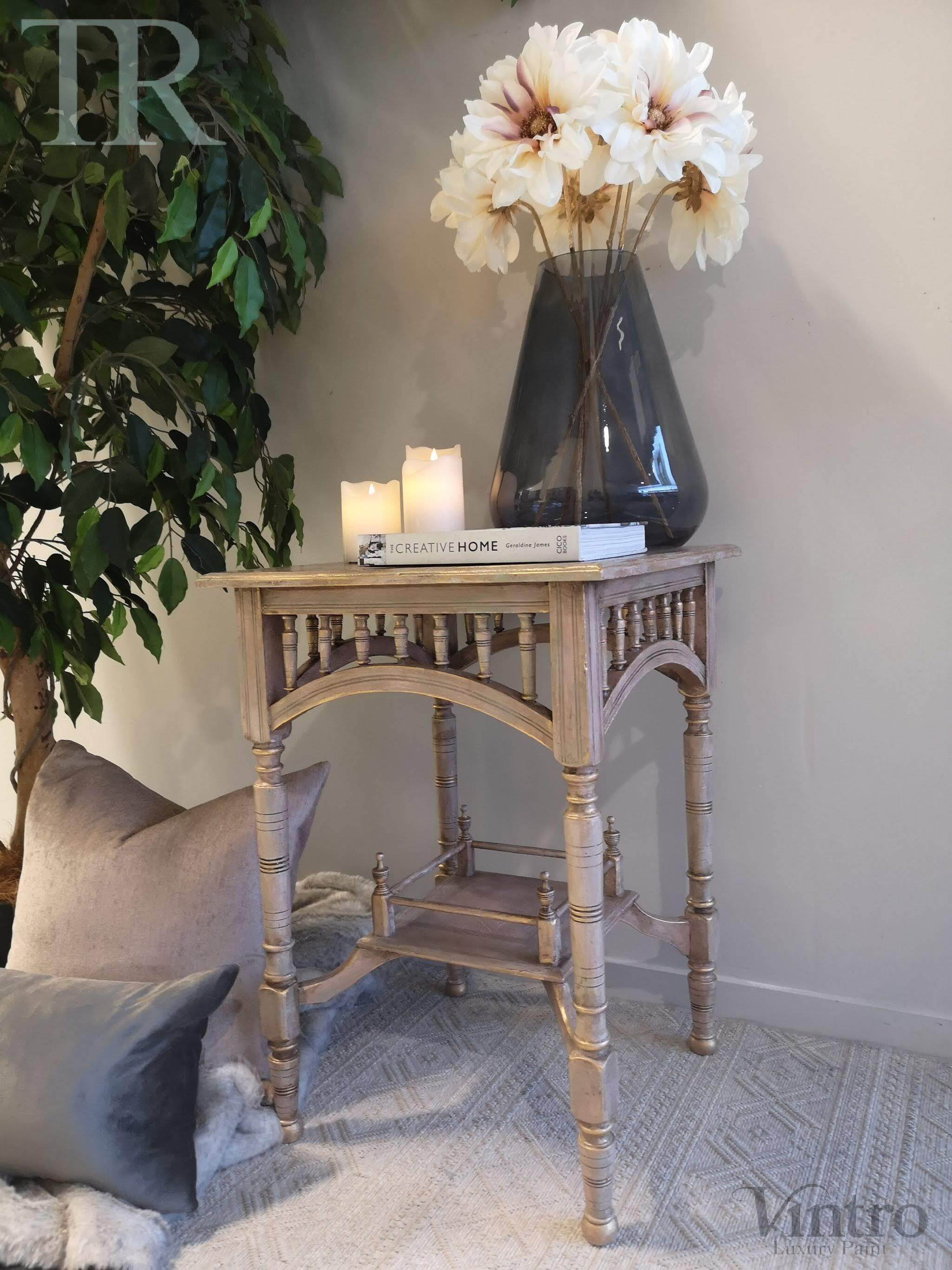 Not For Sale - Tiffany : Edwardian style table in Soft aged Vintro Pink