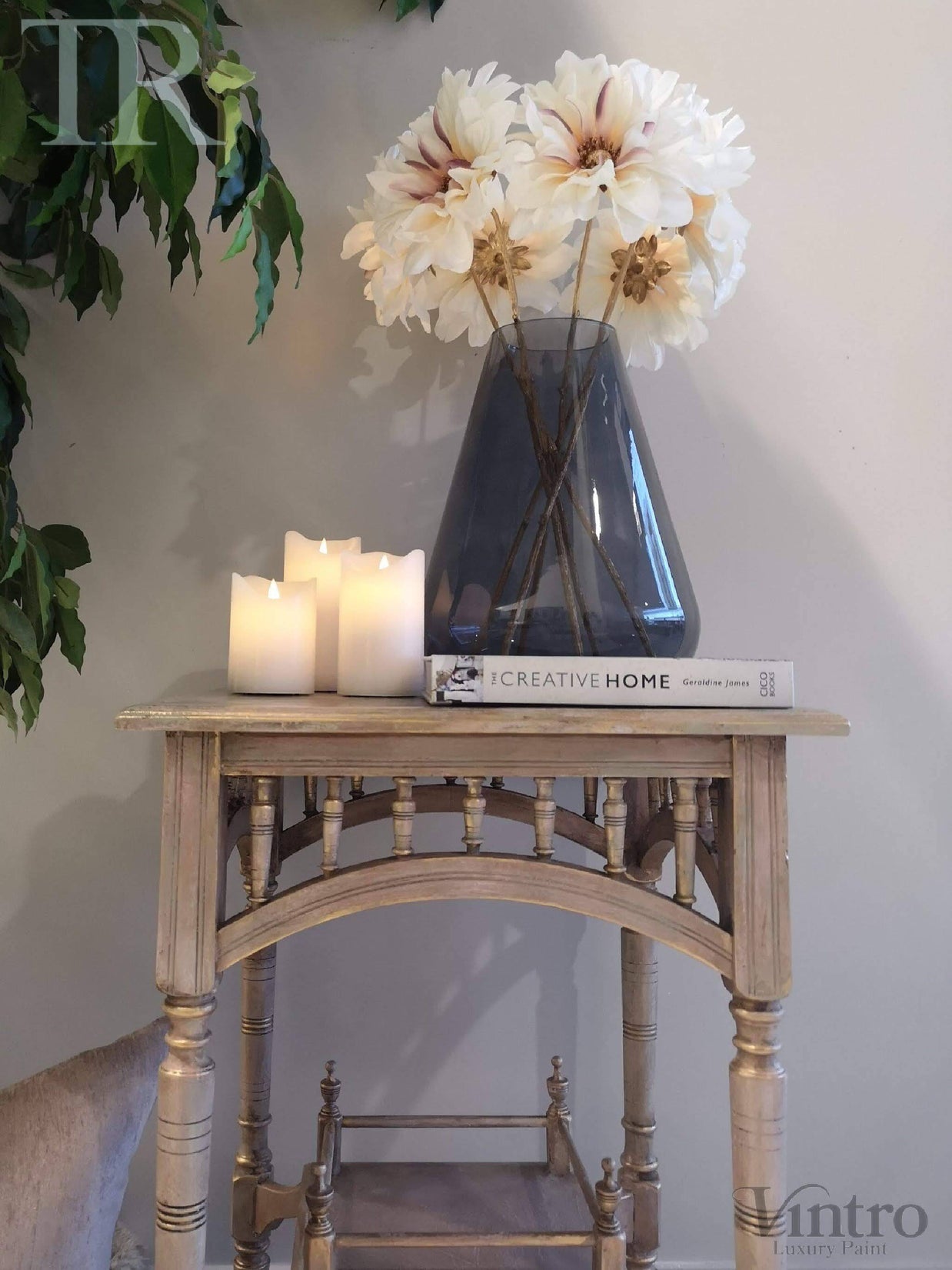 Not For Sale - Tiffany : Edwardian style table in Soft aged Vintro Pink