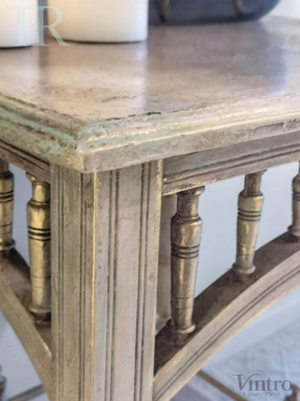 Not For Sale - Tiffany : Edwardian style table in Soft aged Vintro Pink