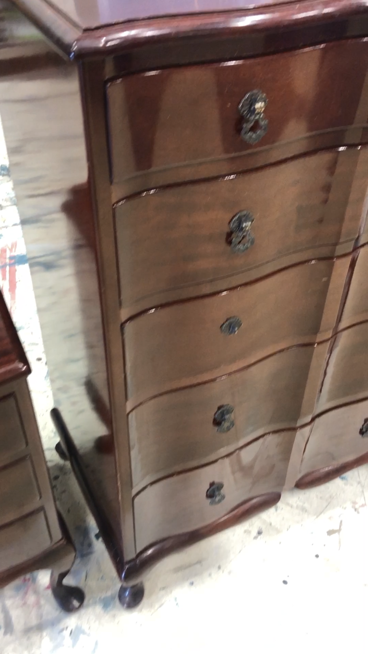 Not For Sale - Commissioned Metallic Bedroom suite