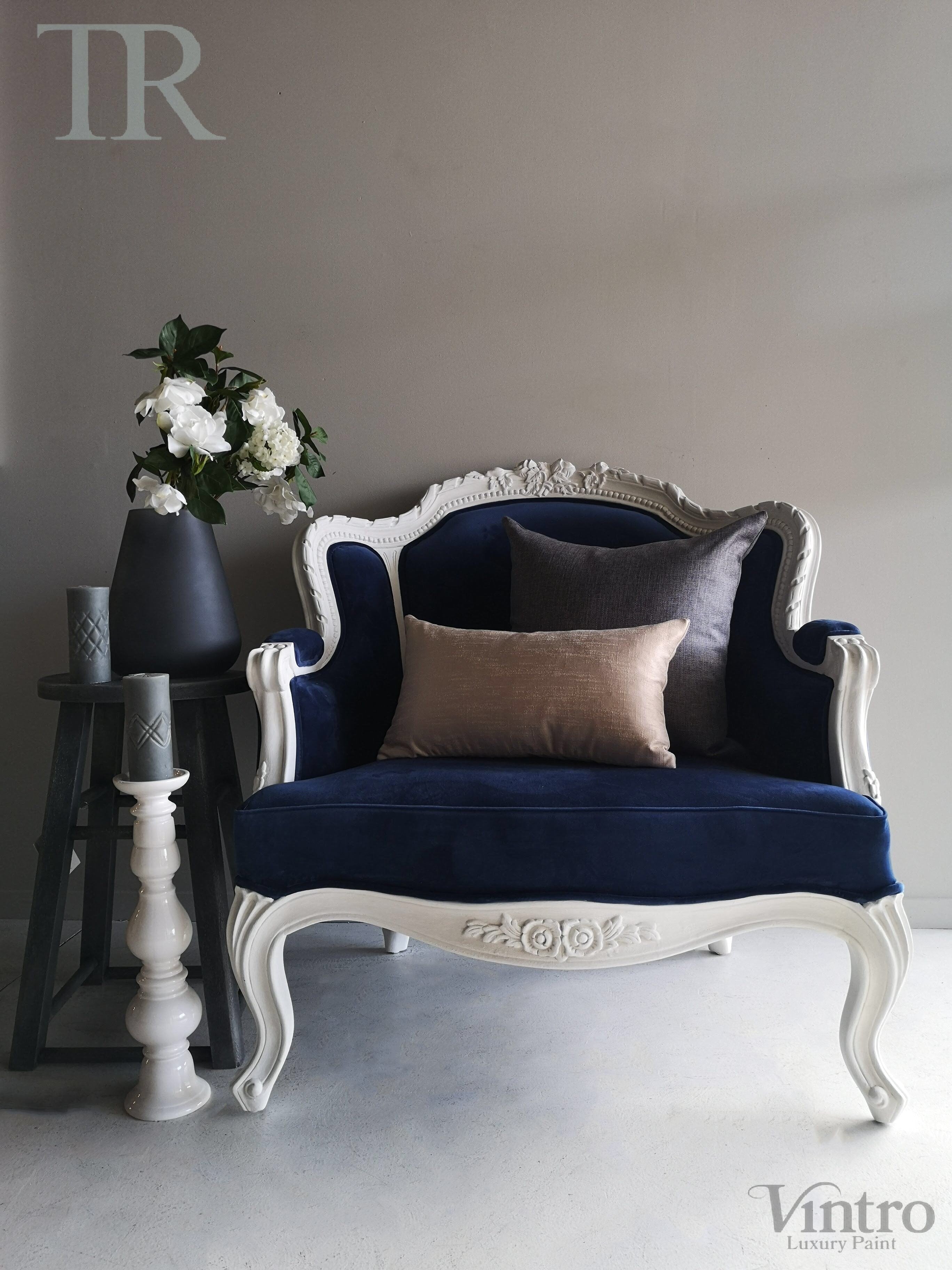 Not For Sale - Brenna : Solid Wood Louis French Style Armchair