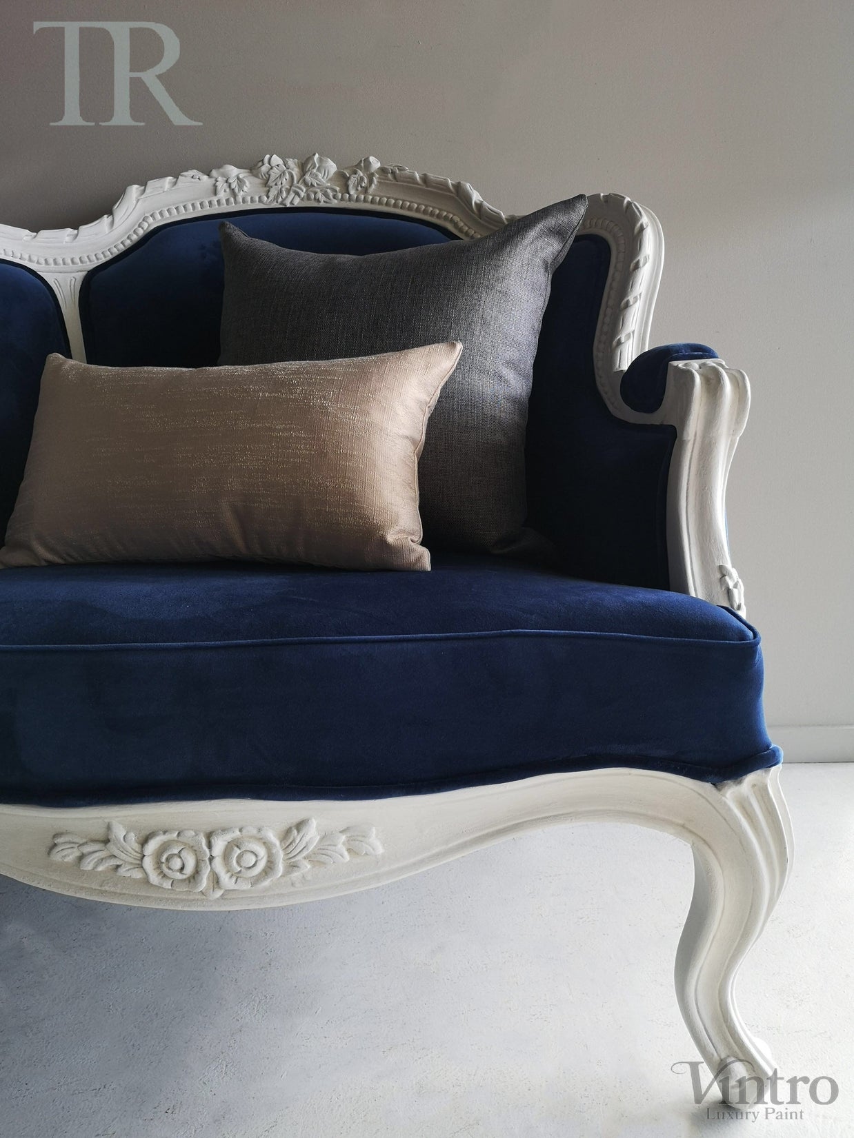 Not For Sale - Brenna : Solid Wood Louis French Style Armchair