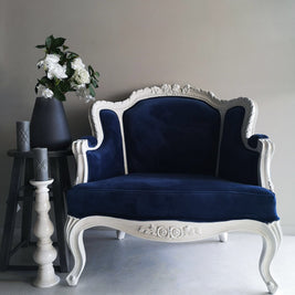 Not For Sale - Brenna : Solid Wood Louis French Style Armchair