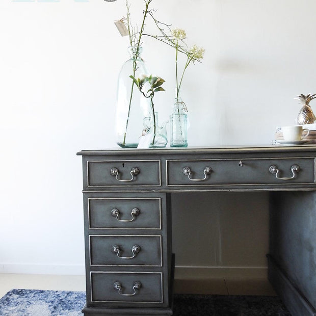 Not For Sale - Shelly: Hand painted partners desk