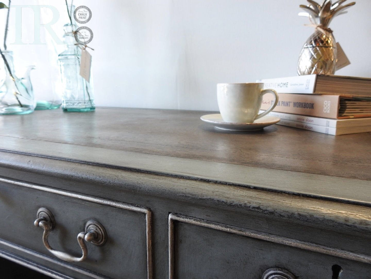 Not For Sale - Shelly: Hand painted partners desk