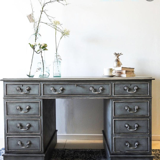 Not For Sale - Shelly: Hand painted partners desk