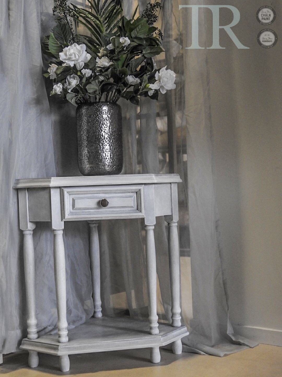 Not For Sale - Kate: Hand painted corner table