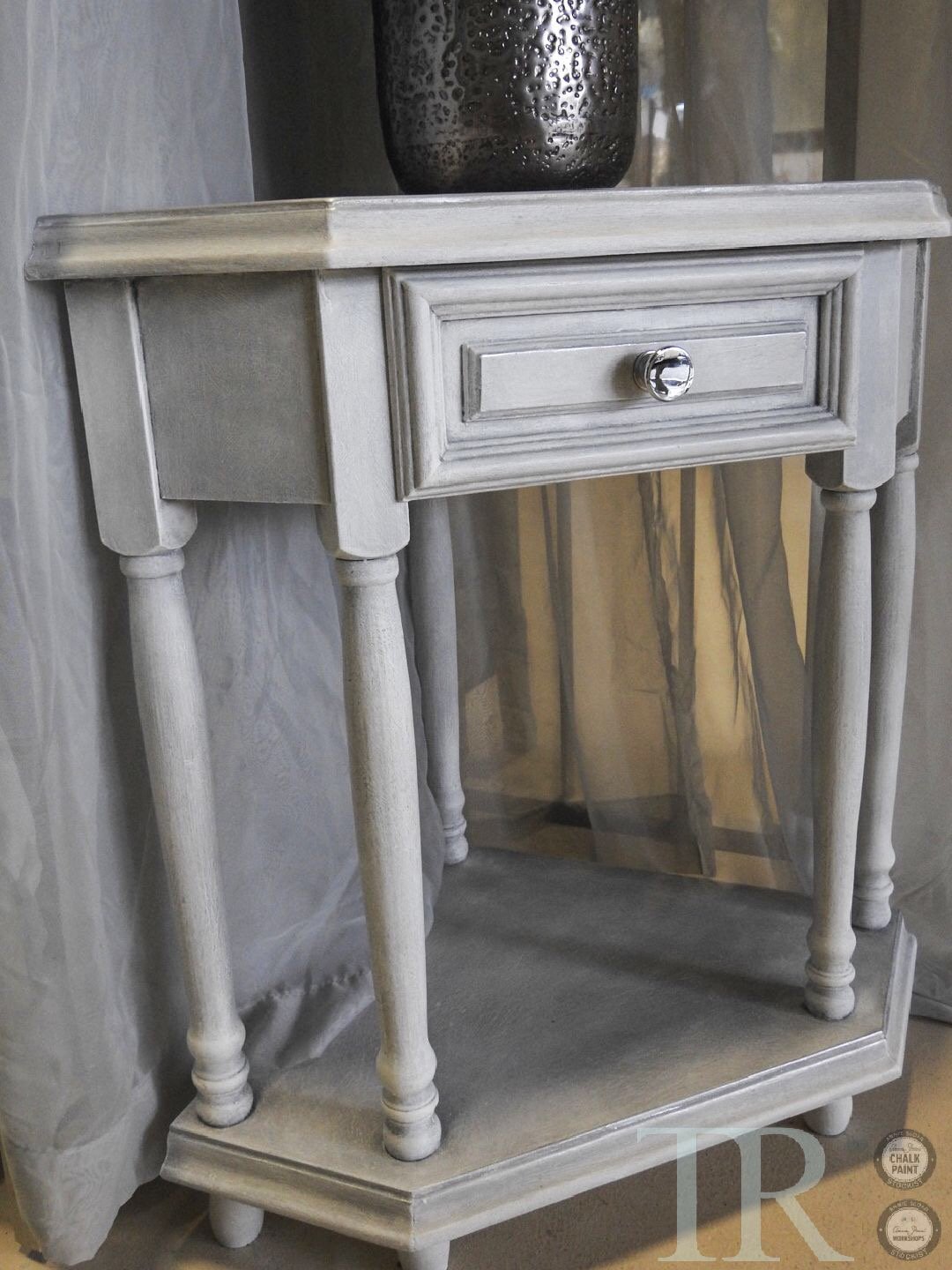 Not For Sale - Kate: Hand painted corner table