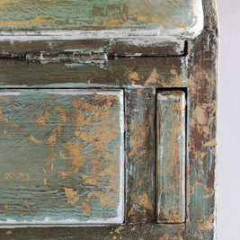 Not For Sale - Briar:  Hand painted and aged drop front desk in Solid Oak