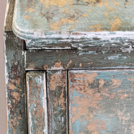 Not For Sale - Briar:  Hand painted and aged drop front desk in Solid Oak