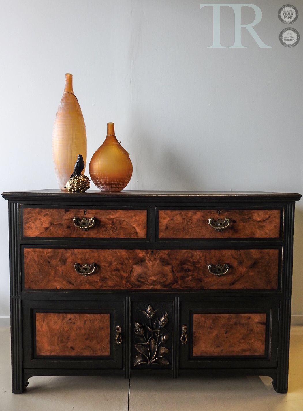 Not For Sale - Winona : Burr Walnut Sideboard.