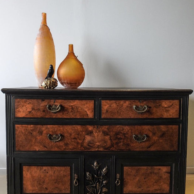 Not For Sale - Winona : Burr Walnut Sideboard.