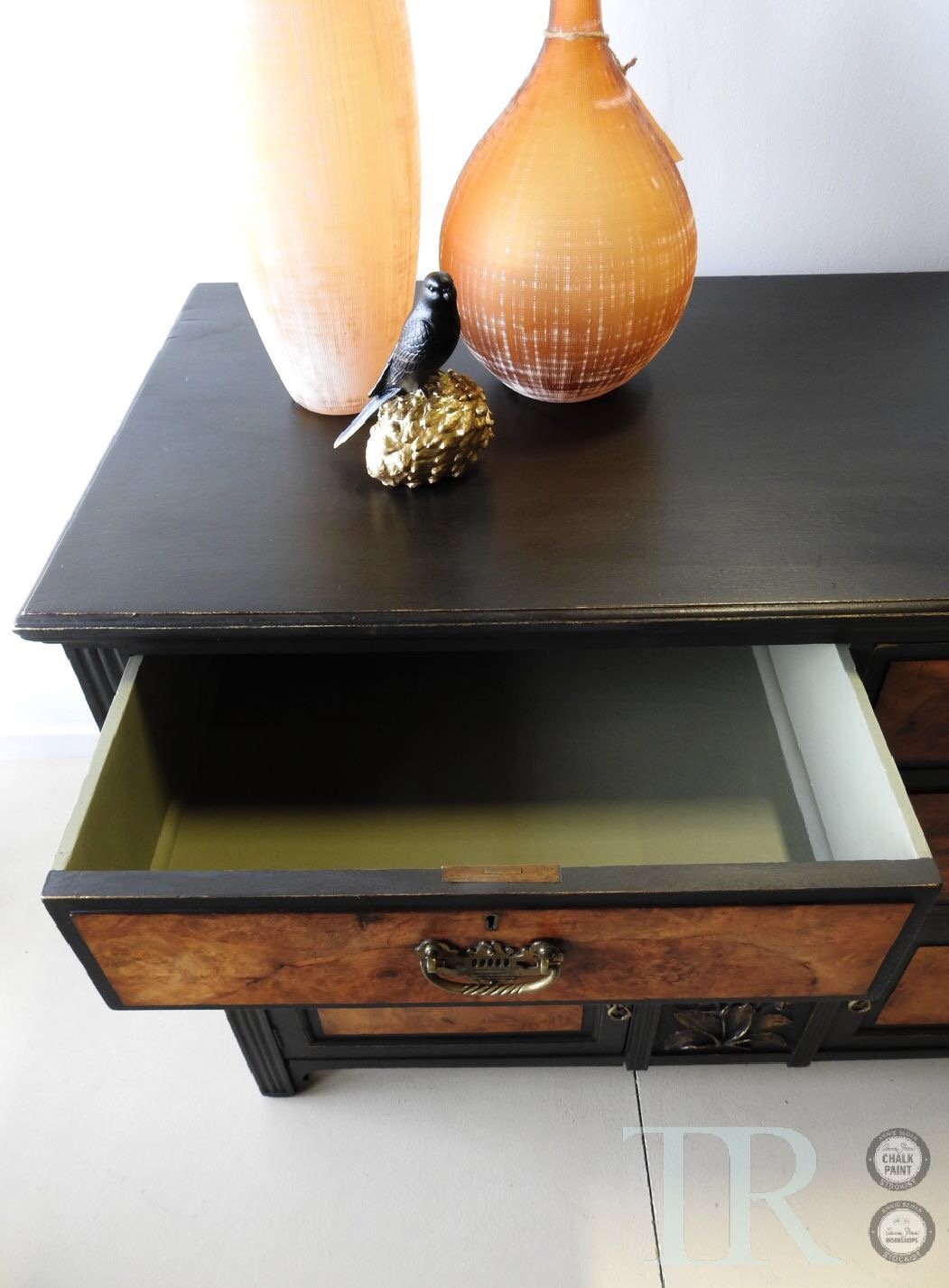 Not For Sale - Winona : Burr Walnut Sideboard.