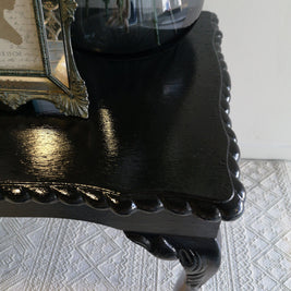 Not For Sale - Agatha: Vintro gloss lacquered  queen anne style coffee/ side table
