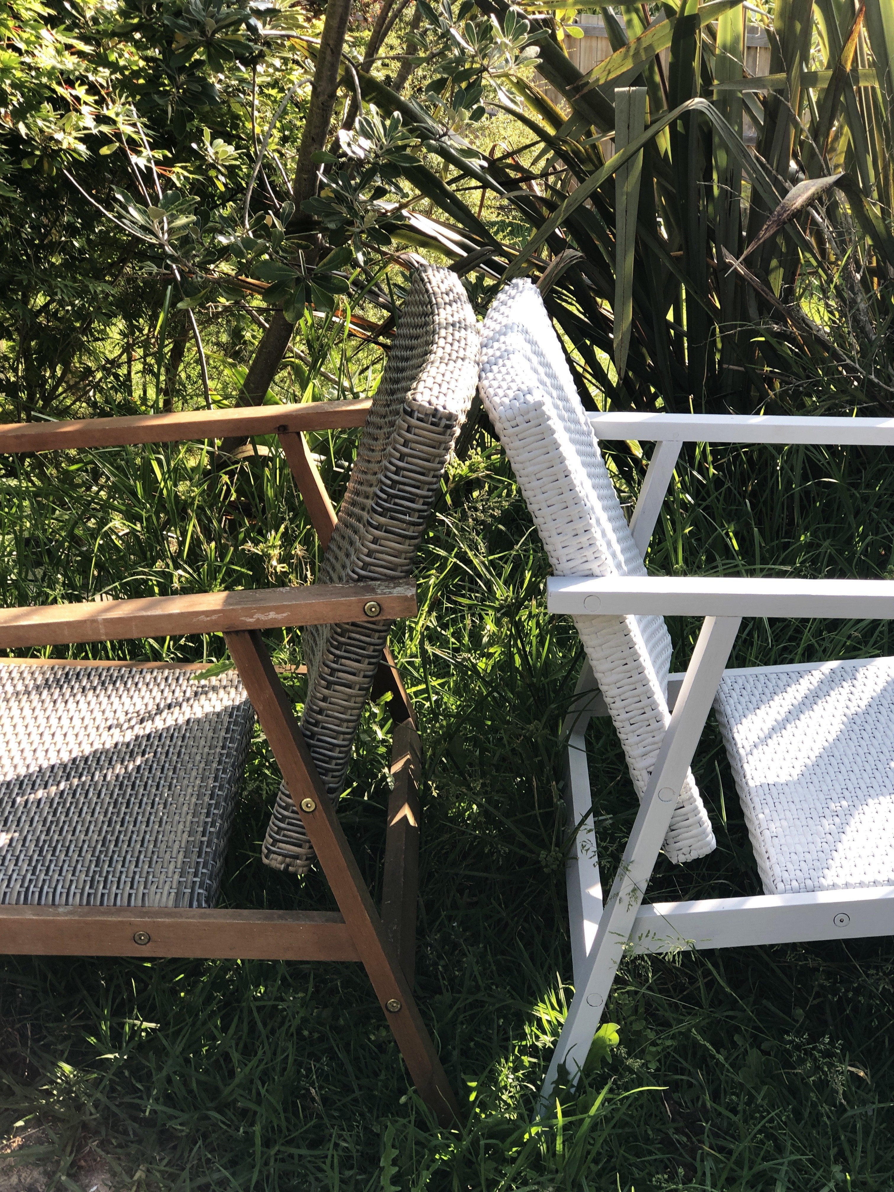 Outdoor in Chrysler with Vintro No Seal Chalk Paint