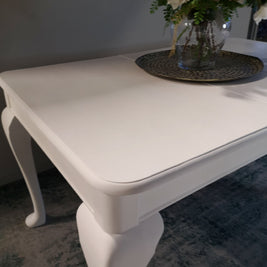 Not For Sale - Commissioned Dining Table in Vintro No Seal White