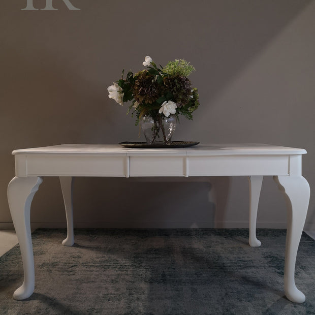 Not For Sale - Commissioned Dining Table in Vintro No Seal White