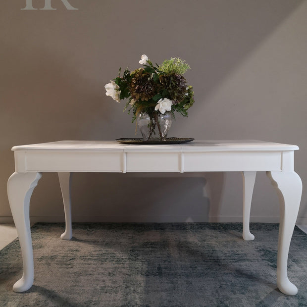 Not For Sale - Commissioned Dining Table in Vintro No Seal White