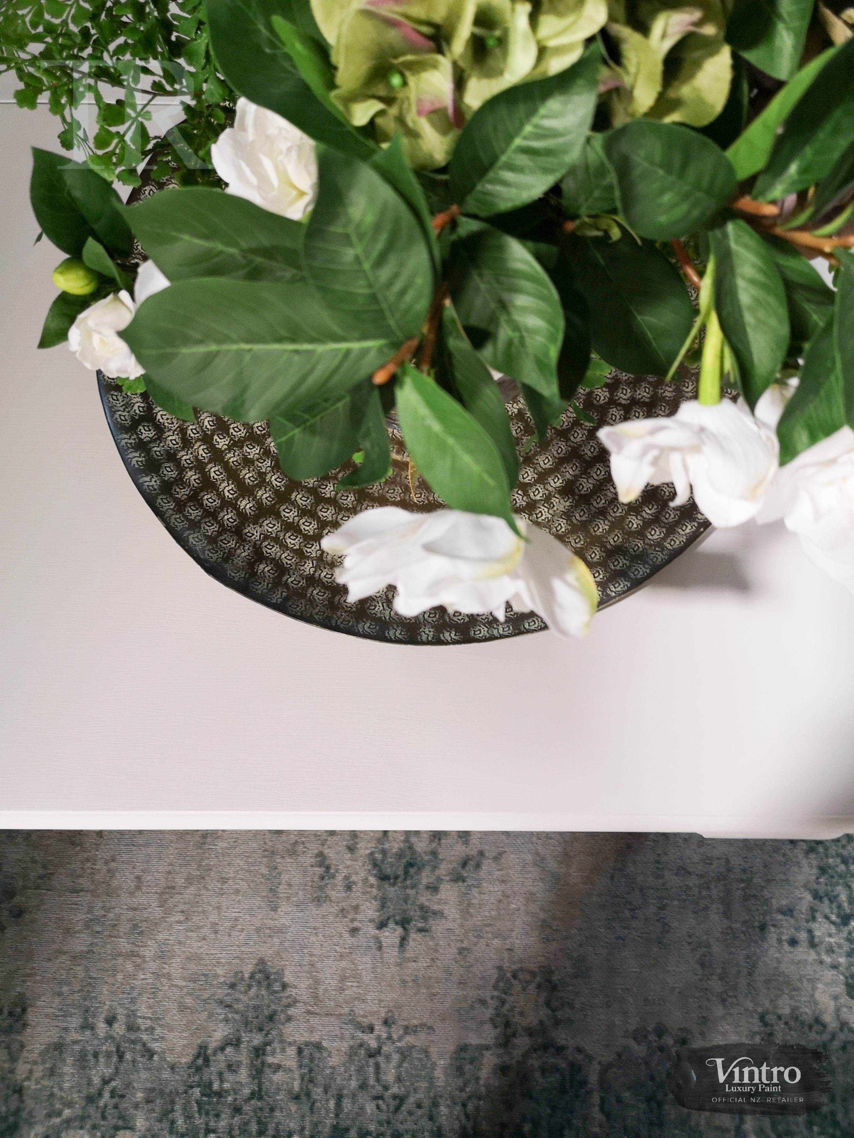 Not For Sale - Commissioned Dining Table in Vintro No Seal White