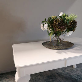 Not For Sale - Commissioned Dining Table in Vintro No Seal White