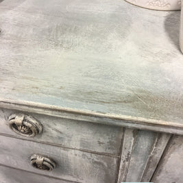 Not For Sale - Antoinette: Hand painted curved front sideboard