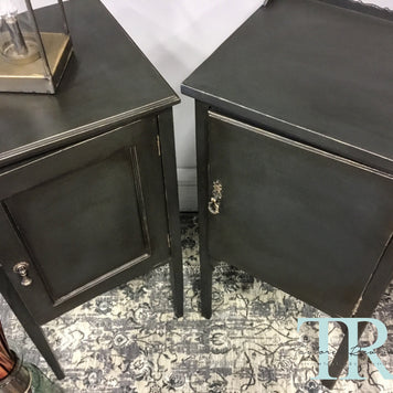 Not For Sale - Commissioned Bedsides in Graphite