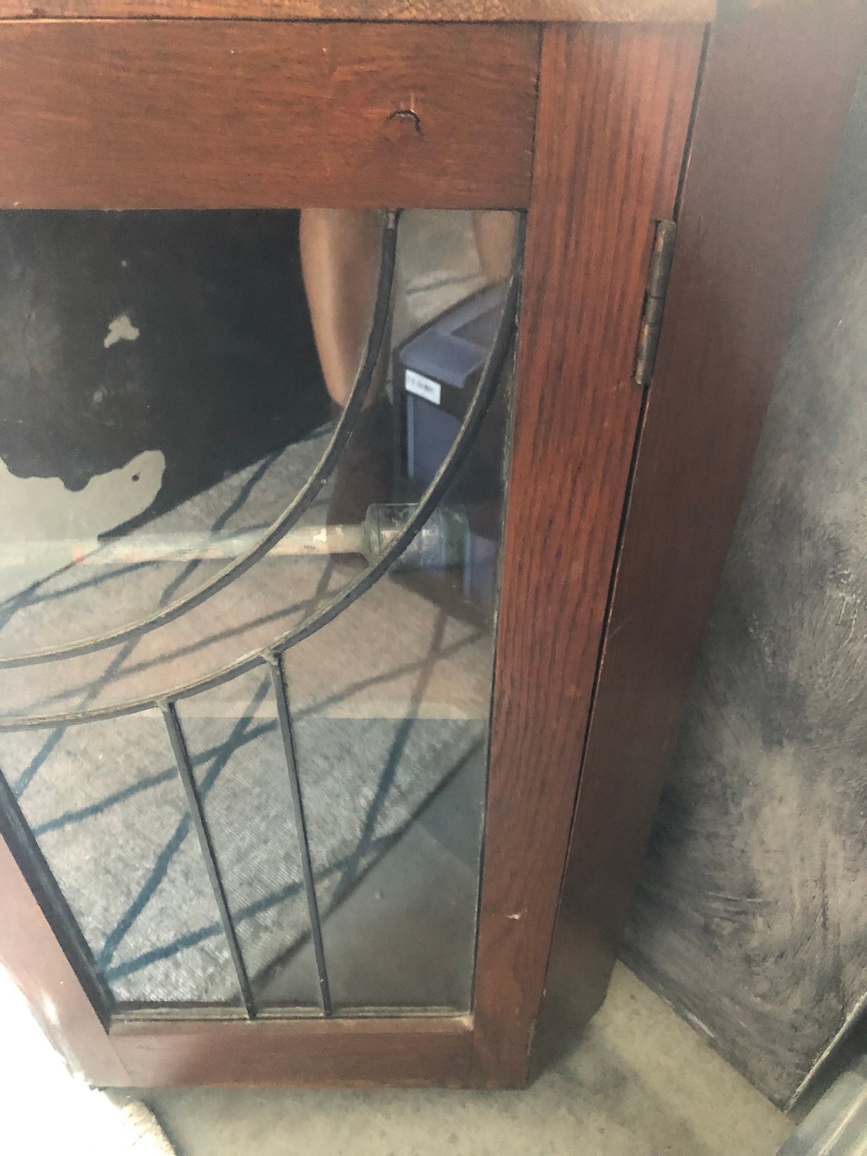 Commissioned Oak Cabinet in Wild Tusk and Royal Navy