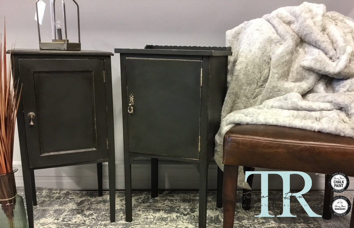 Not For Sale - Commissioned Bedsides in Graphite