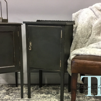 Not For Sale - Commissioned Bedsides in Graphite