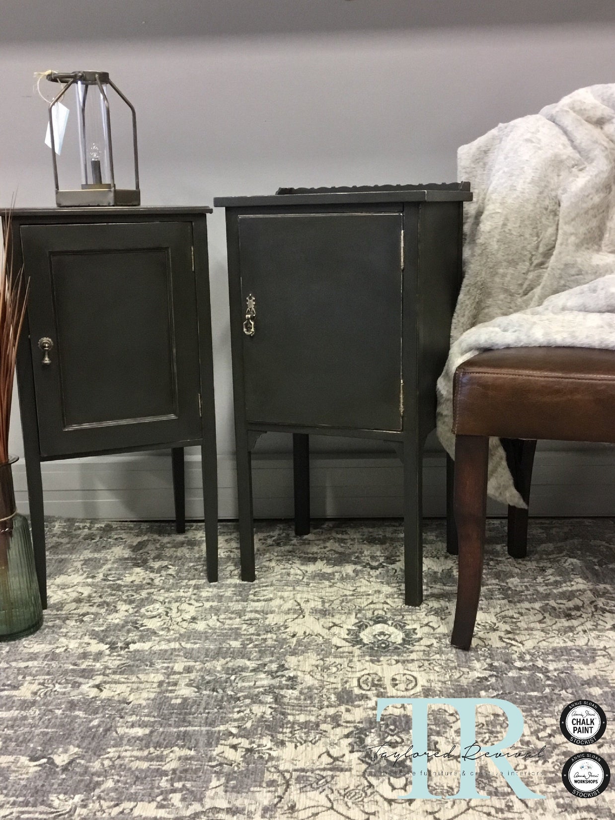 Not For Sale - Commissioned Bedsides in Graphite