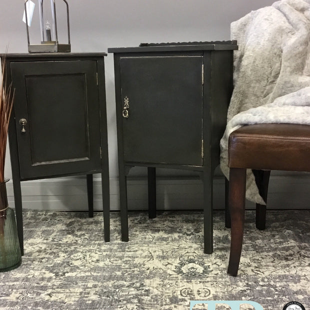 Not For Sale - Commissioned Bedsides in Graphite