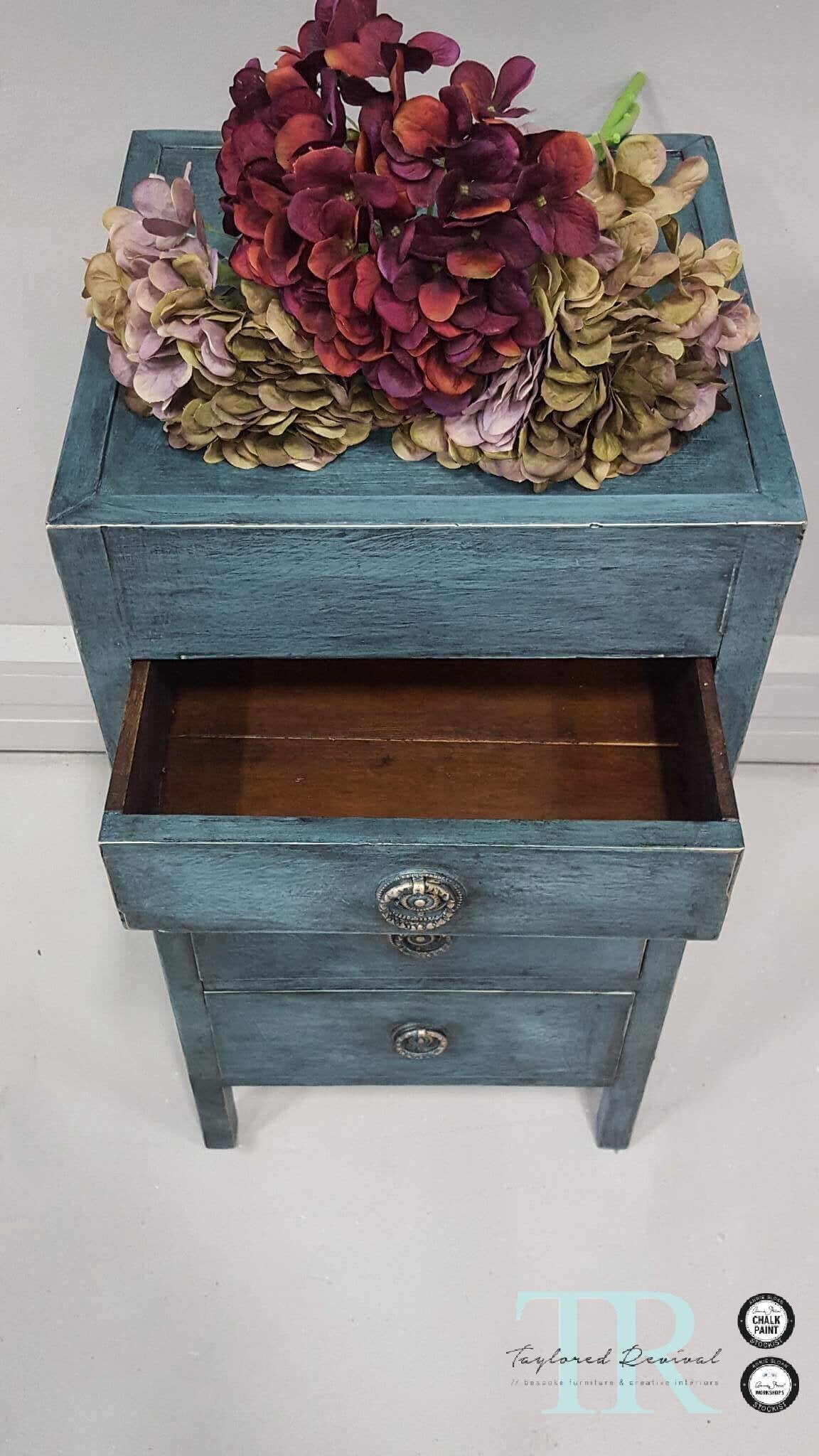 Not For Sale - Louise: Hand painted small set of drawers