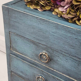 Not For Sale - Louise: Hand painted small set of drawers