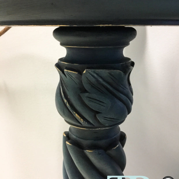 Not For Sale - Halie: Hand painted solid Mahogany antique stand