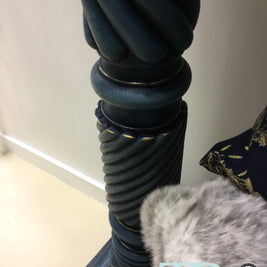 Not For Sale - Halie: Hand painted solid Mahogany antique stand