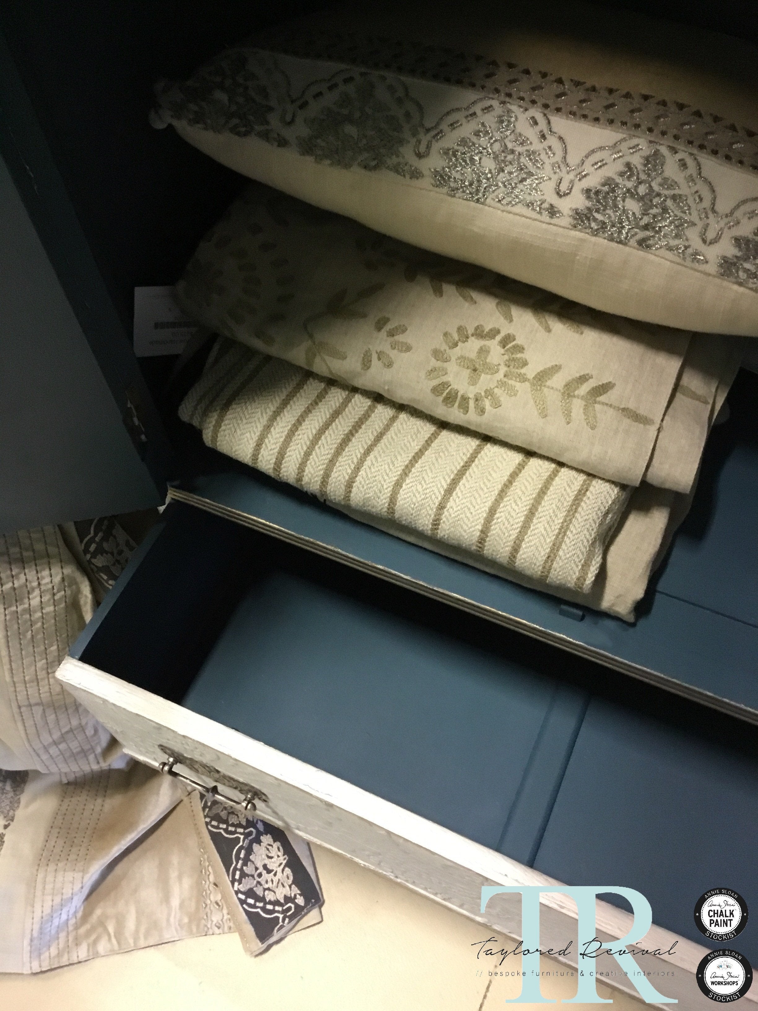 Not For Sale - Grace : stencilled and hand painted wardrobe