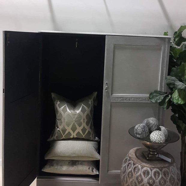 Not For Sale - Alma: Hand painted wardrobe in French Linen.