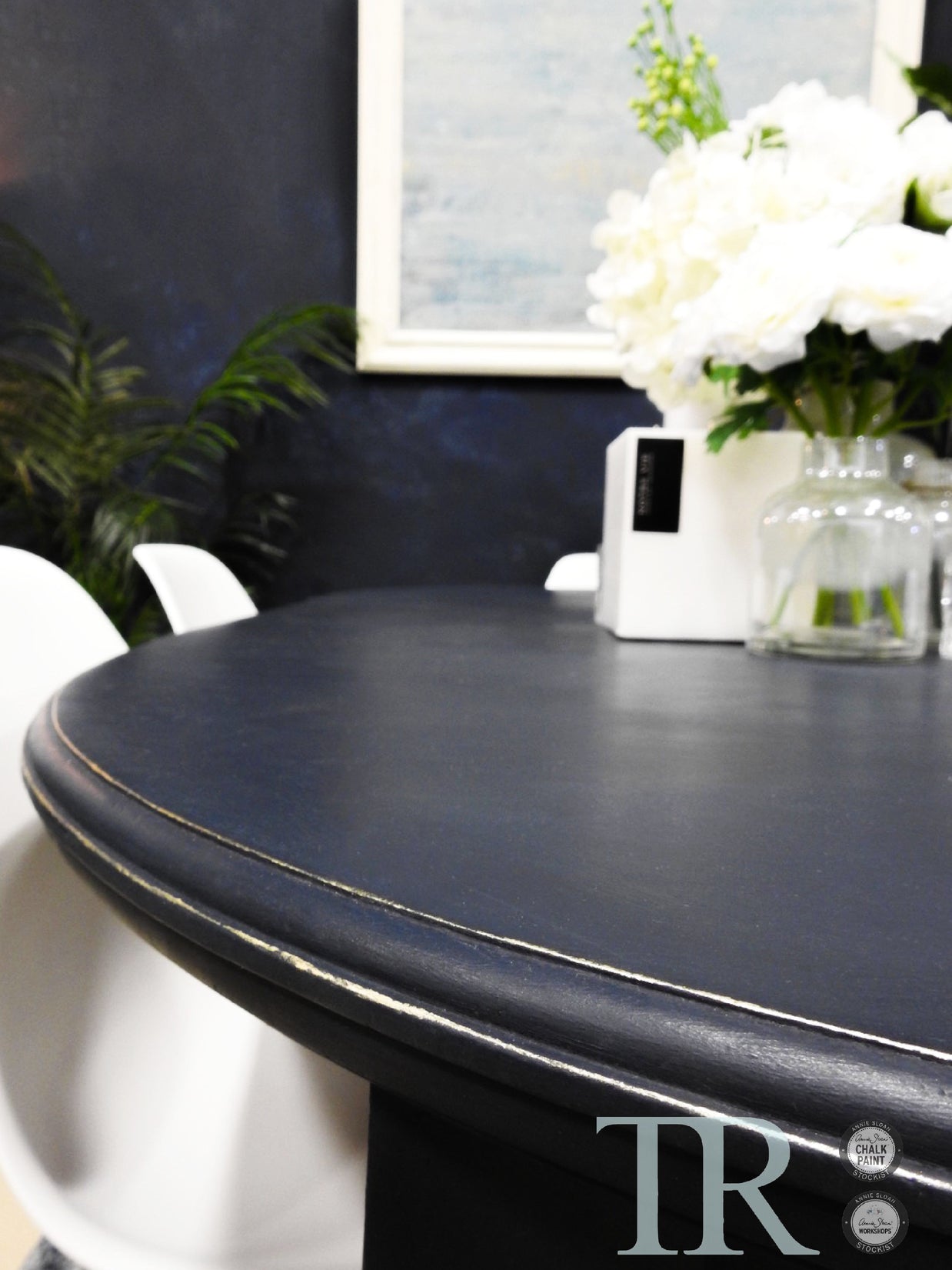Not For Sale - Nila : Deep blue dining table