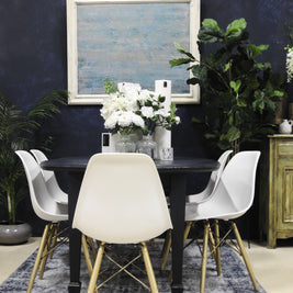 Not For Sale - Nila : Deep blue dining table