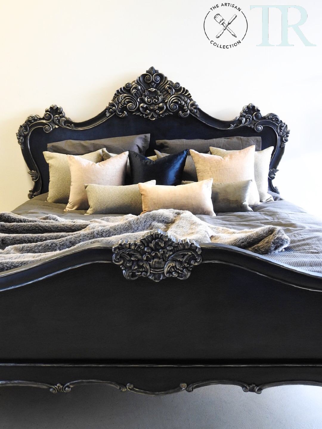 Not For Sale - Commissioned Rococo Style Bed